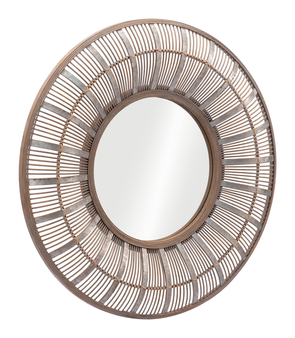 Toto Antique Brown Mirror by Zuomod at Eve Furniture