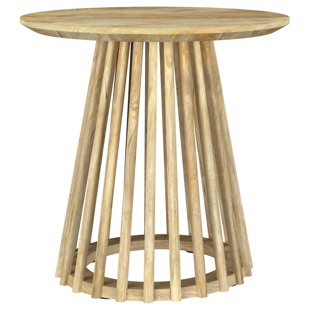 Touhy Natural Mango 3-Piece Round Coffee and End Table Set by Coaster at Eve Furniture