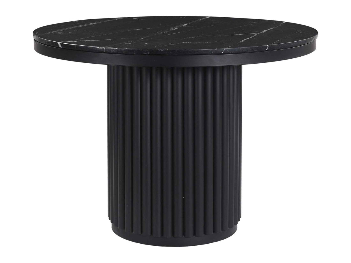 Tower Black Marble Dining Table