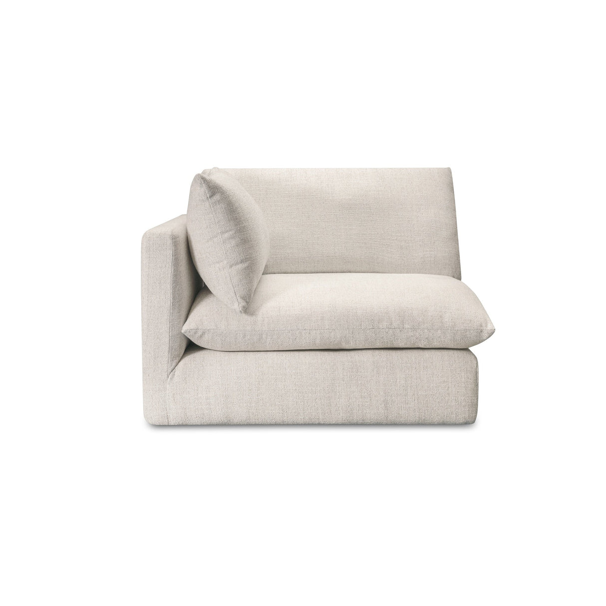 Townes Flecked Ecru Right Arm Facing Chair by MOES at Eve Furniture