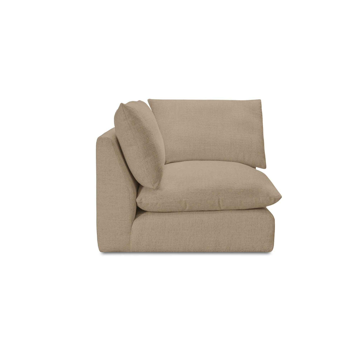 Townes Sand Corner Chair by Moe's Home at Eve Furniture