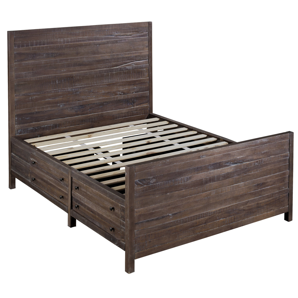 Townsend Solid Wood California King Storage Bed in Java by Modus Furniture at Eve Furniture