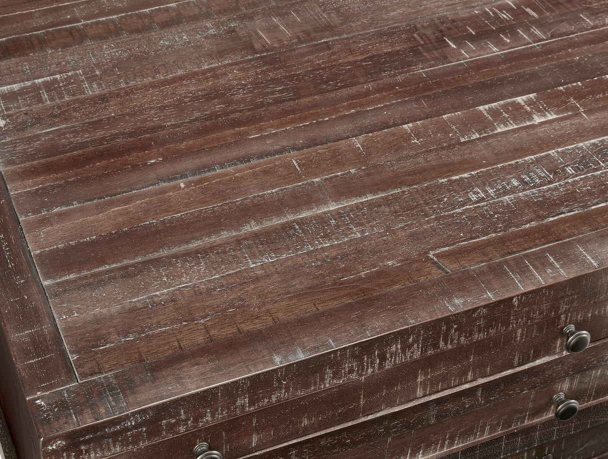 Townsend Solid Wood Castered Coffee Table in Java by Modus at Eve Furniture