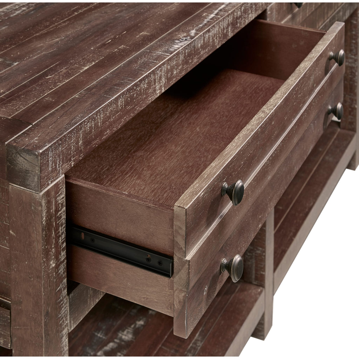 Townsend Solid Wood Console Table in Java by Modus Furniture at Eve Furniture