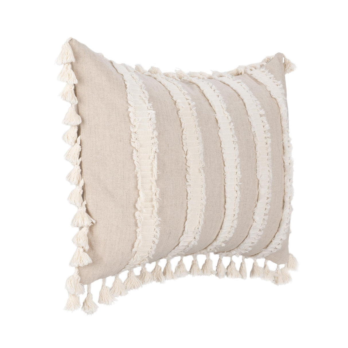 TQ Edisto Natural/Ivory Multiple Sizes Throw Pillow (Set of 2) by Classic Home at Eve Furniture