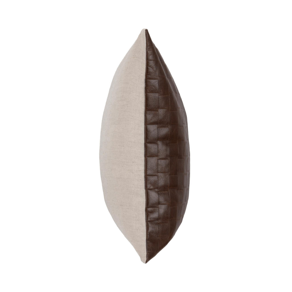 TQ Leather Seston Brown 20x20 Throw Pillow (Set of 2) by Classic Home at Eve Furniture