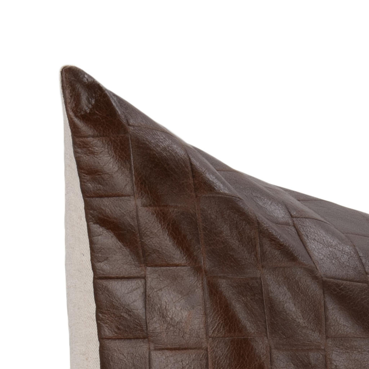 TQ Leather Seston Brown 20x20 Throw Pillow (Set of 2) by Classic Home at Eve Furniture