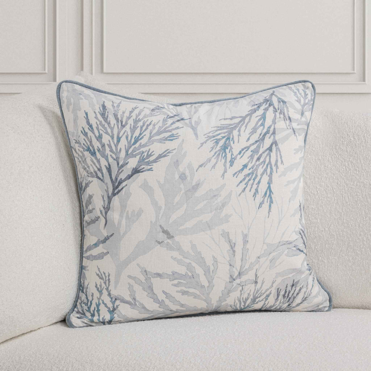 TQ Lessonia Blue 22x22 Throw Pillow (Set of 2) by Classic Home at Eve Furniture