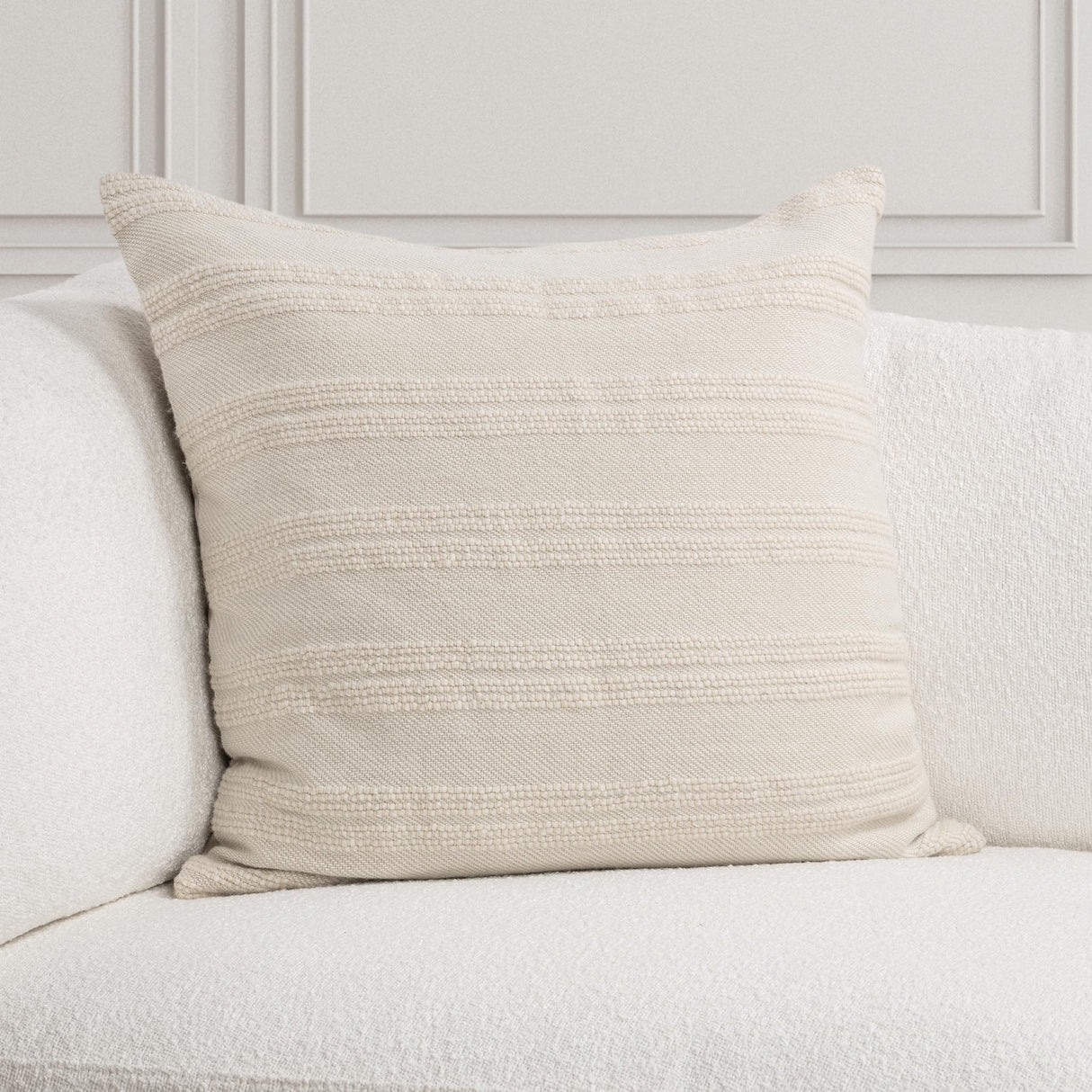 TQ York Natural/Ivory Multiple Sizes Throw Pillow (Set of 2) by Classic Home at Eve Furniture