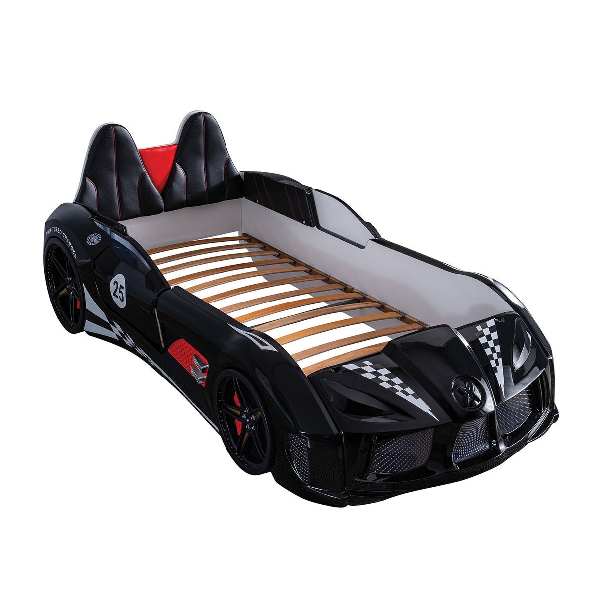 Trackster Black Bed by Furniture of America at Eve Furniture