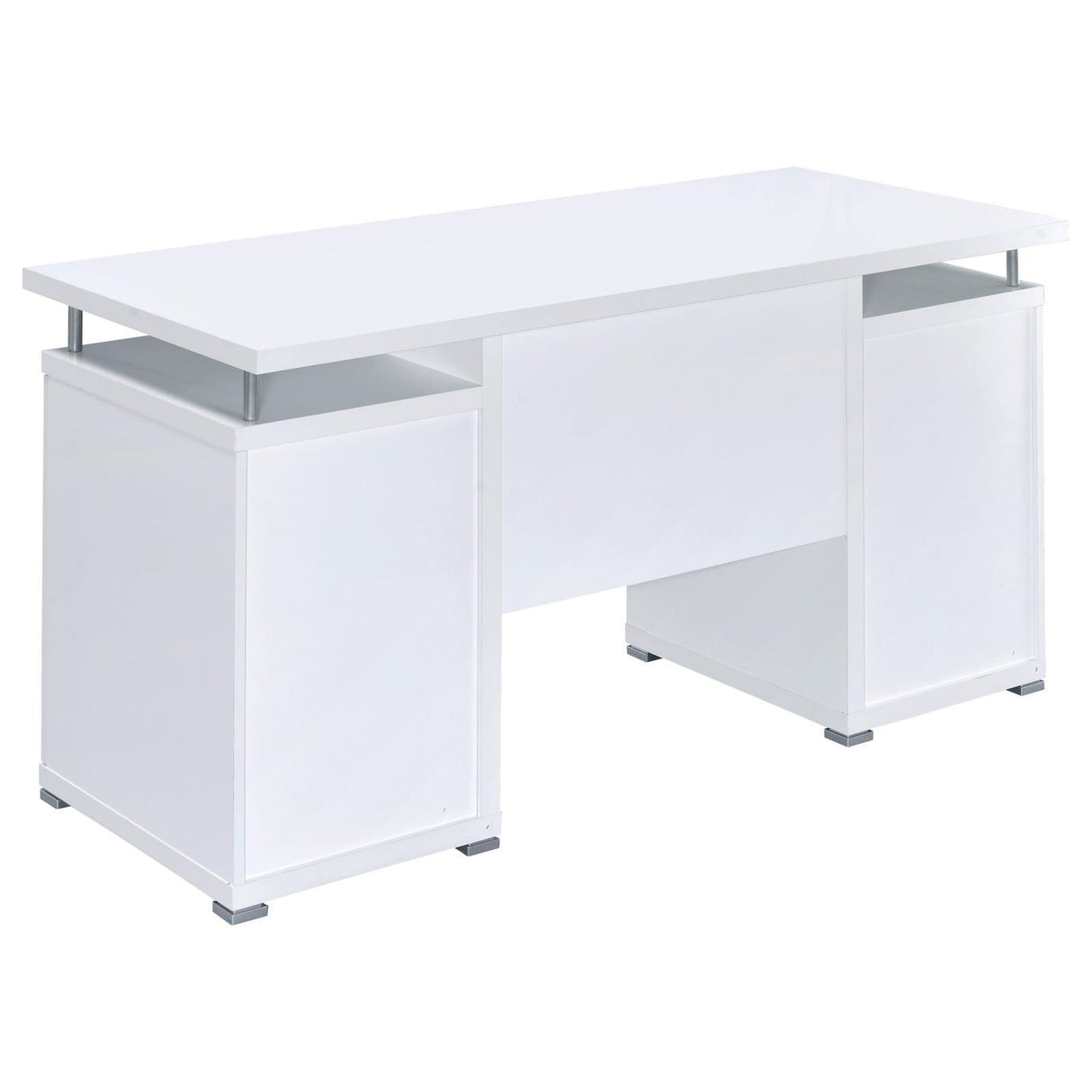 Tracy White 2-Drawer Computer Desk by Coaster at Eve Furniture