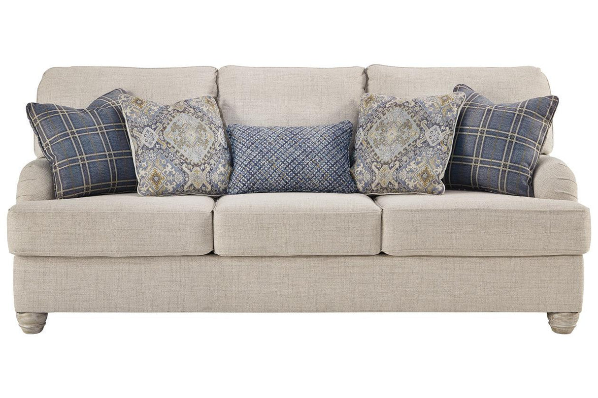 Traemore Linen Sofa, Loveseat, Chair, and Ottoman by Ashley at Eve Furniture