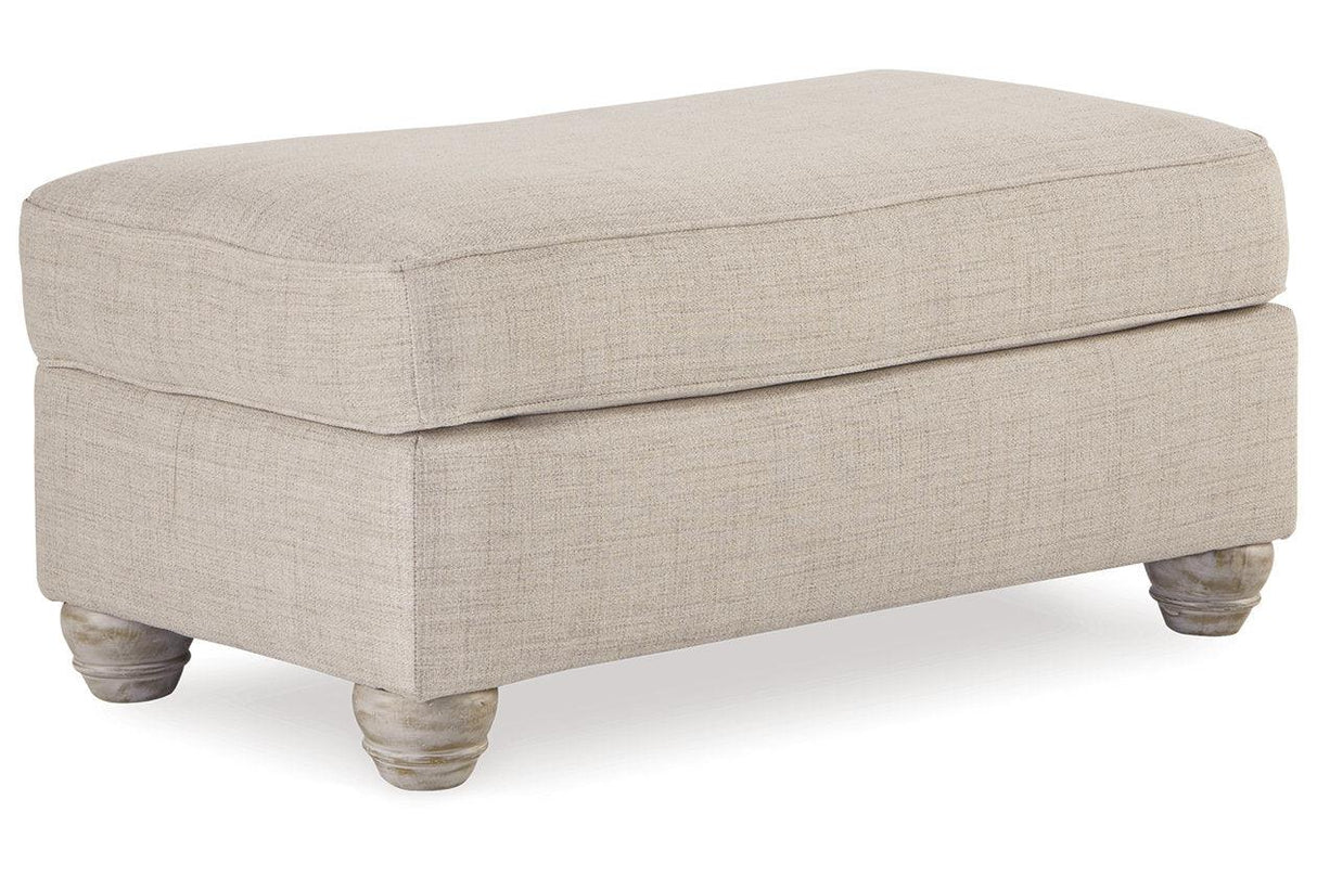 Traemore Linen Sofa, Oversized Chair and Ottoman by Ashley at Eve Furniture