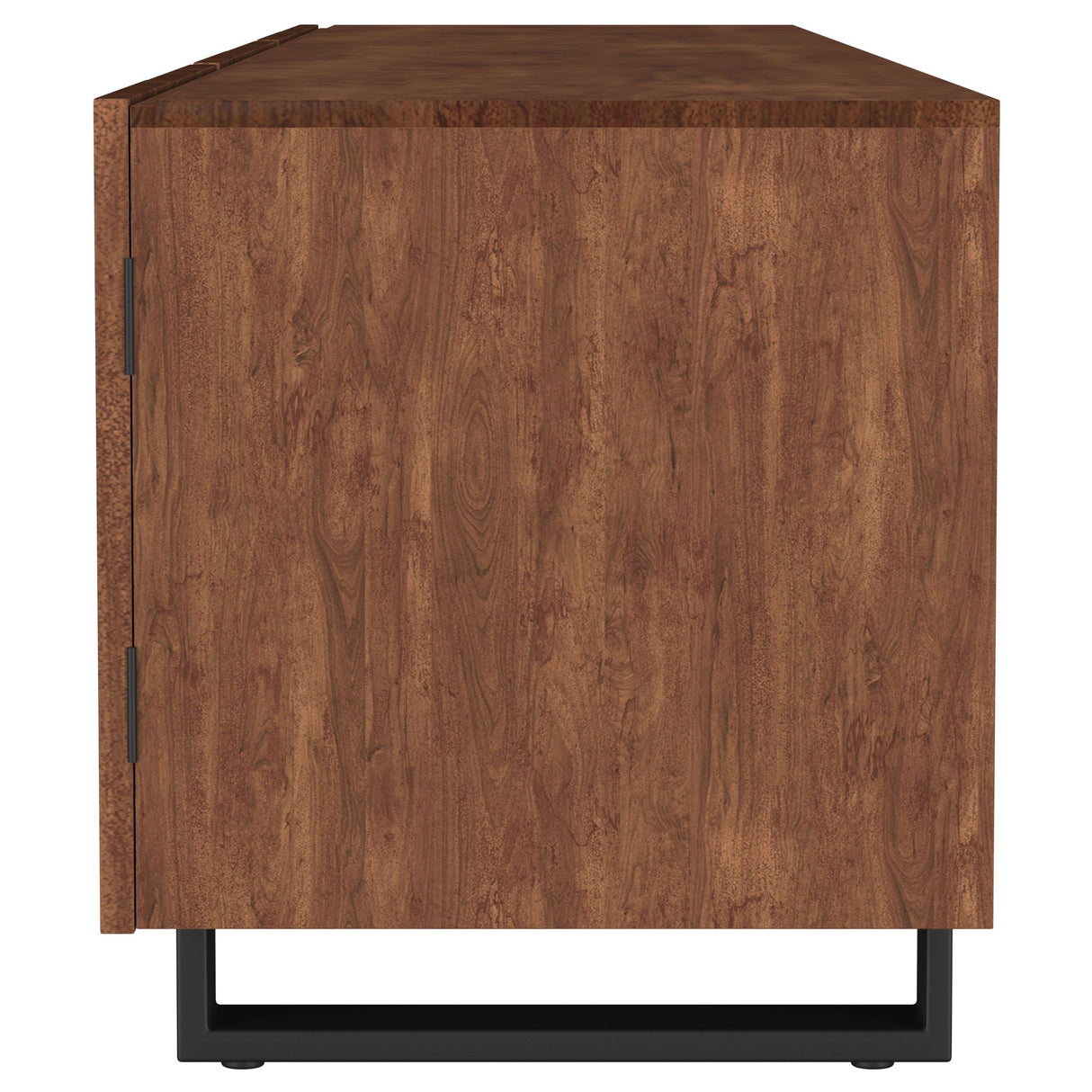 Trask Mango Brown 86-inch Wood TV Stand Media Console by Coaster at Eve Furniture