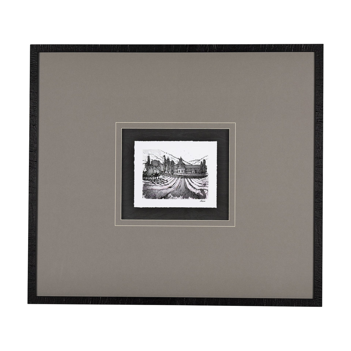 Travel memories II by Natalia a Framed Art Print Matted under Glass by Mercana at Eve Furniture