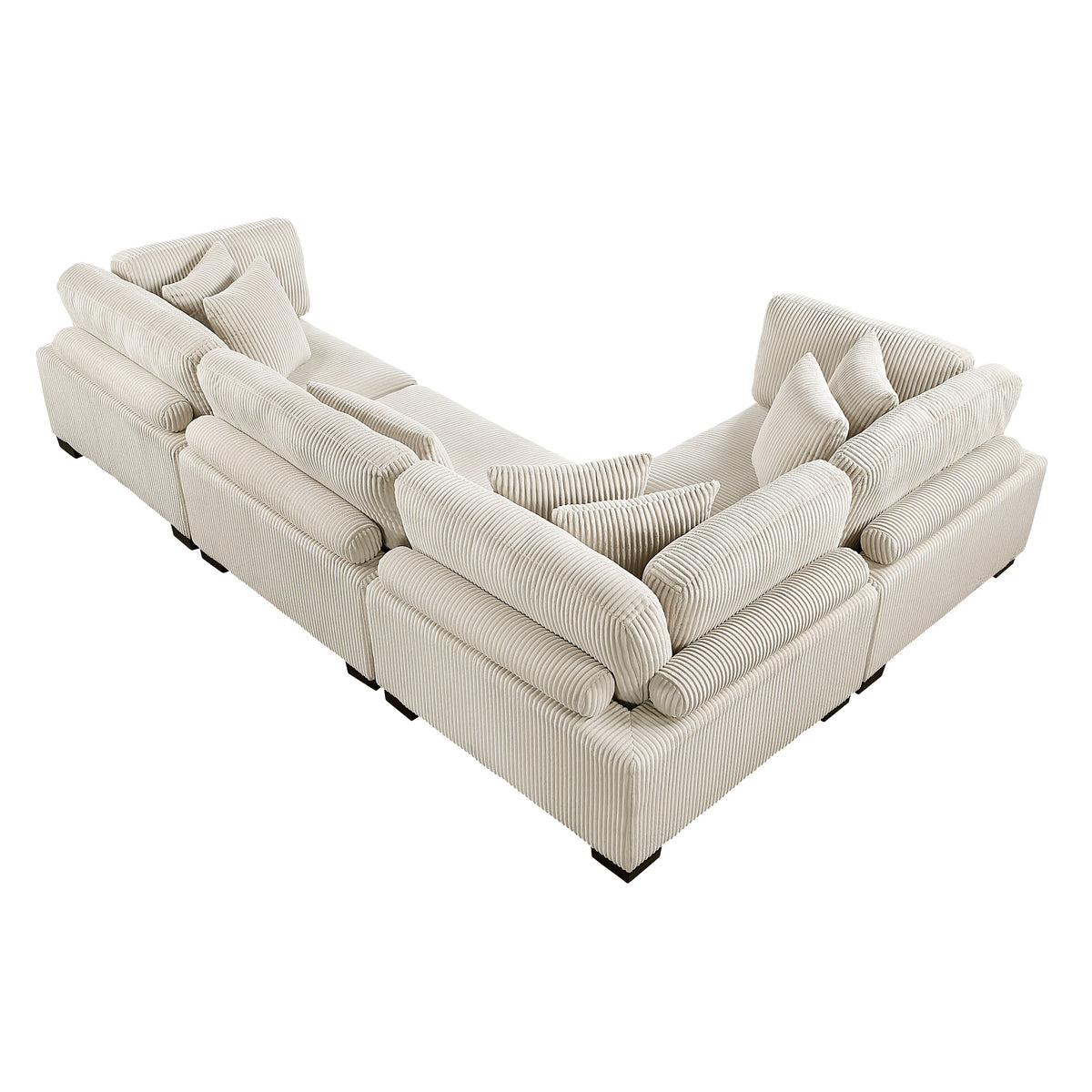 Traverse Beige 4-Piece Modular Sectional by Homelegance at Eve Furniture