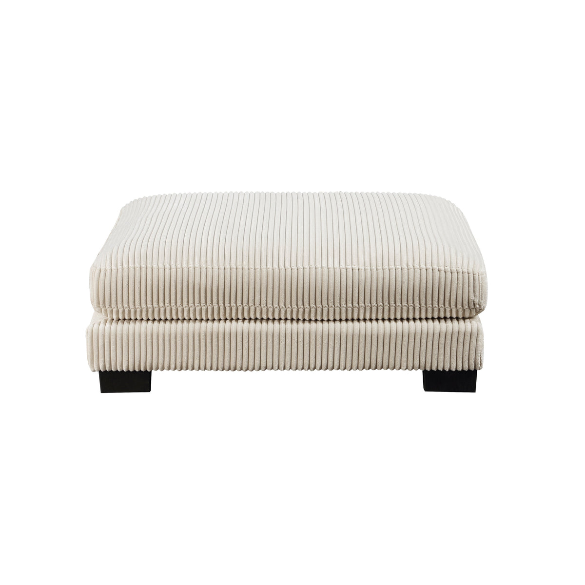 Traverse Beige 5-Piece Corduroy Modular Sectional with Ottoman by Homelegance at Eve Furniture