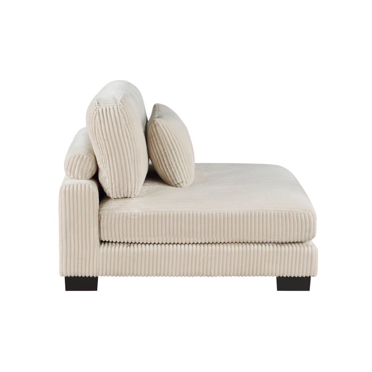 Traverse Beige 6-Piece Corduroy Modular Sectional by Homelegance at Eve Furniture