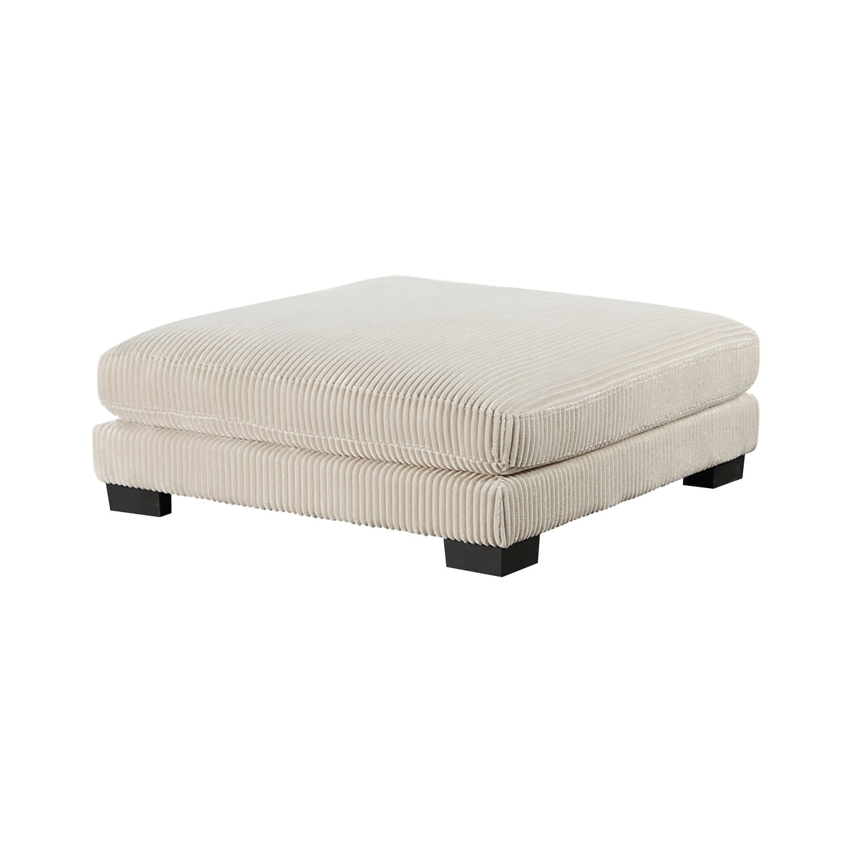 Traverse Beige 6-Piece Corduroy Modular Sectional with Ottomans by Homelegance at Eve Furniture