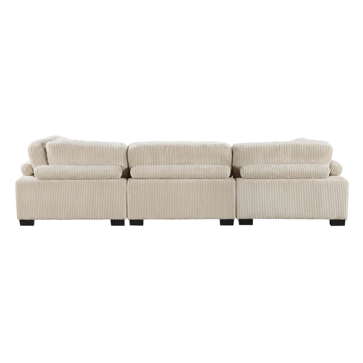 Traverse Beige Corduroy 3-Piece Sofa by Homelegance at Eve Furniture