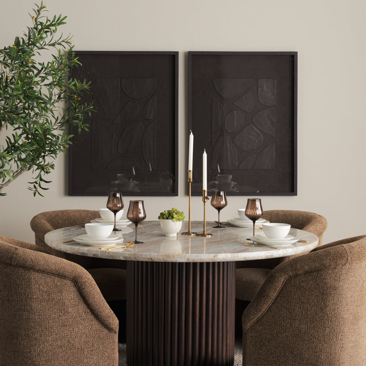 Traverse I by Mercana Studio Handmade Original Framed Artwork Matted under Glass by Mercana at Eve Furniture