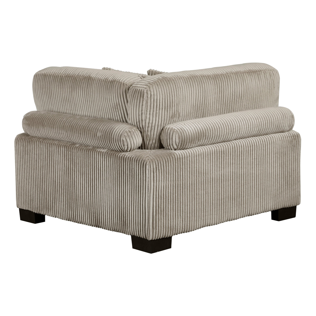 Traverse Taupe 4-Piece Modular Sectional with Reversible Chaise and Ottoman by Homelegance at Eve Furniture