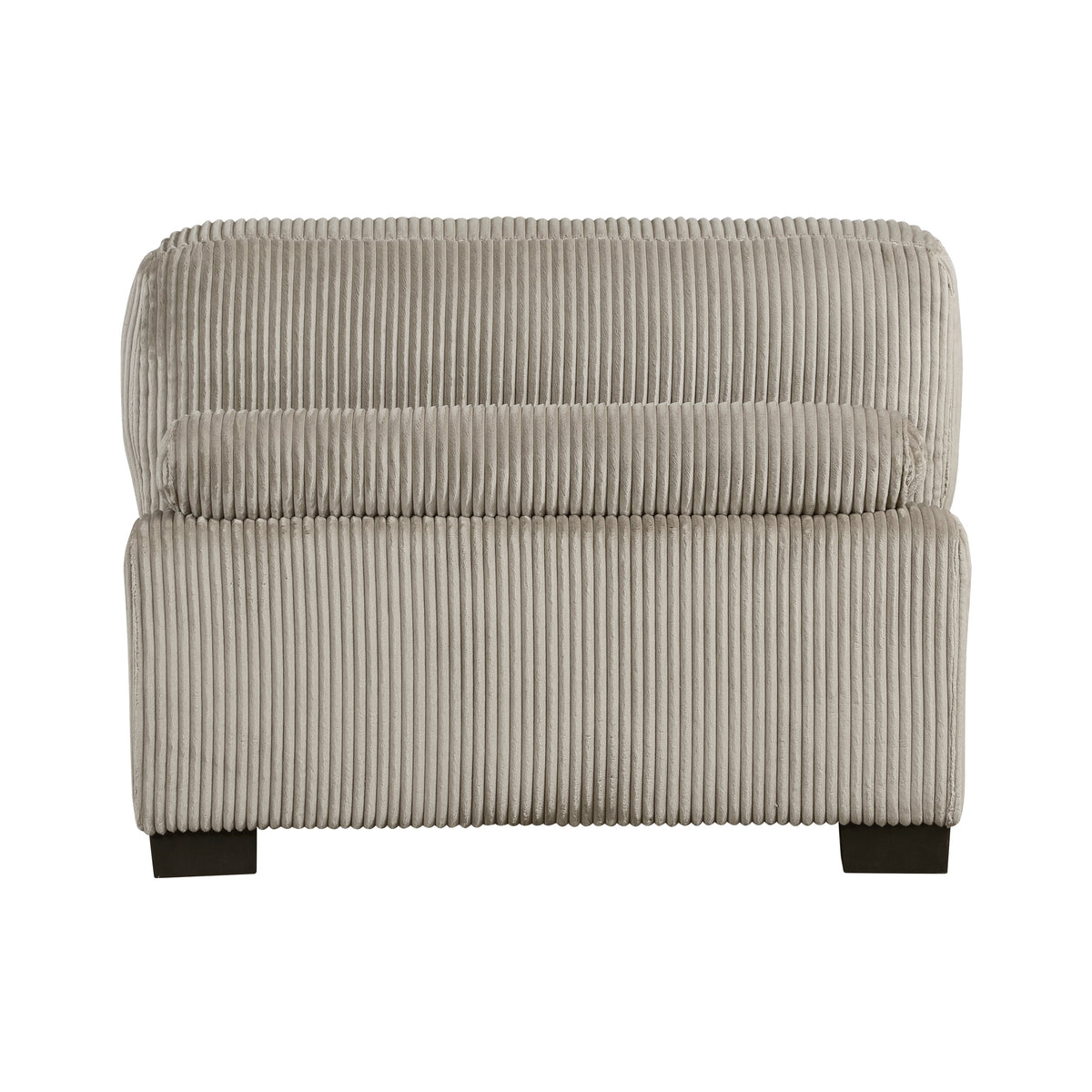 Traverse Taupe 5-Piece Modular Sectional with Reversible Chaise and Ottoman by Homelegance at Eve Furniture