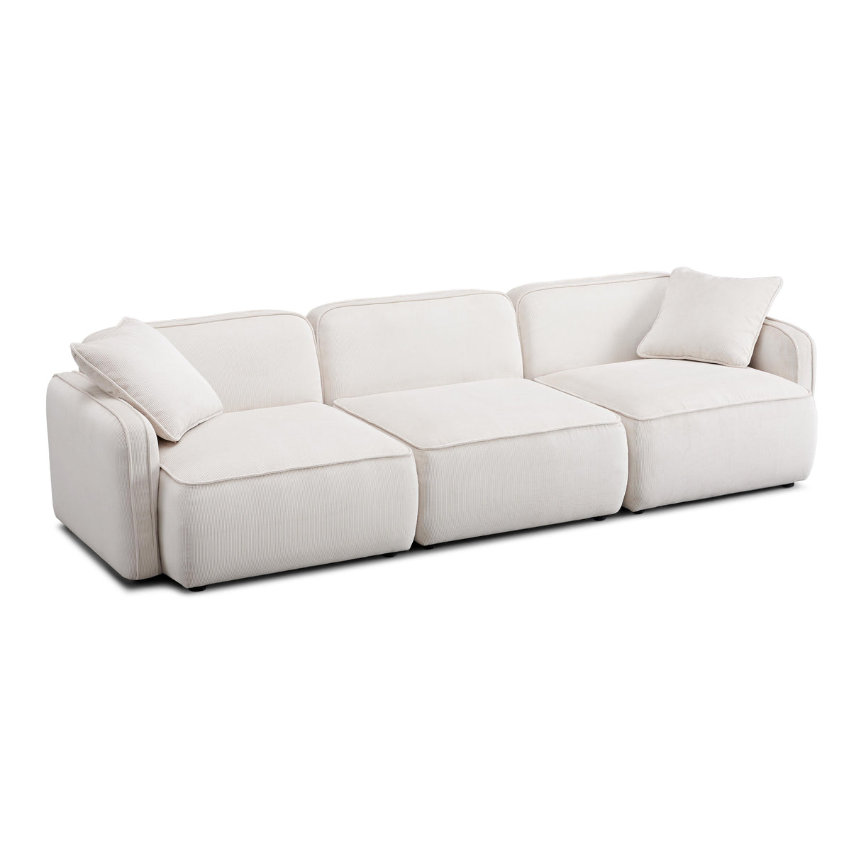 Travie Performance Corduroy Velvet Modular Sofa by TOV Furniture at Eve Furniture