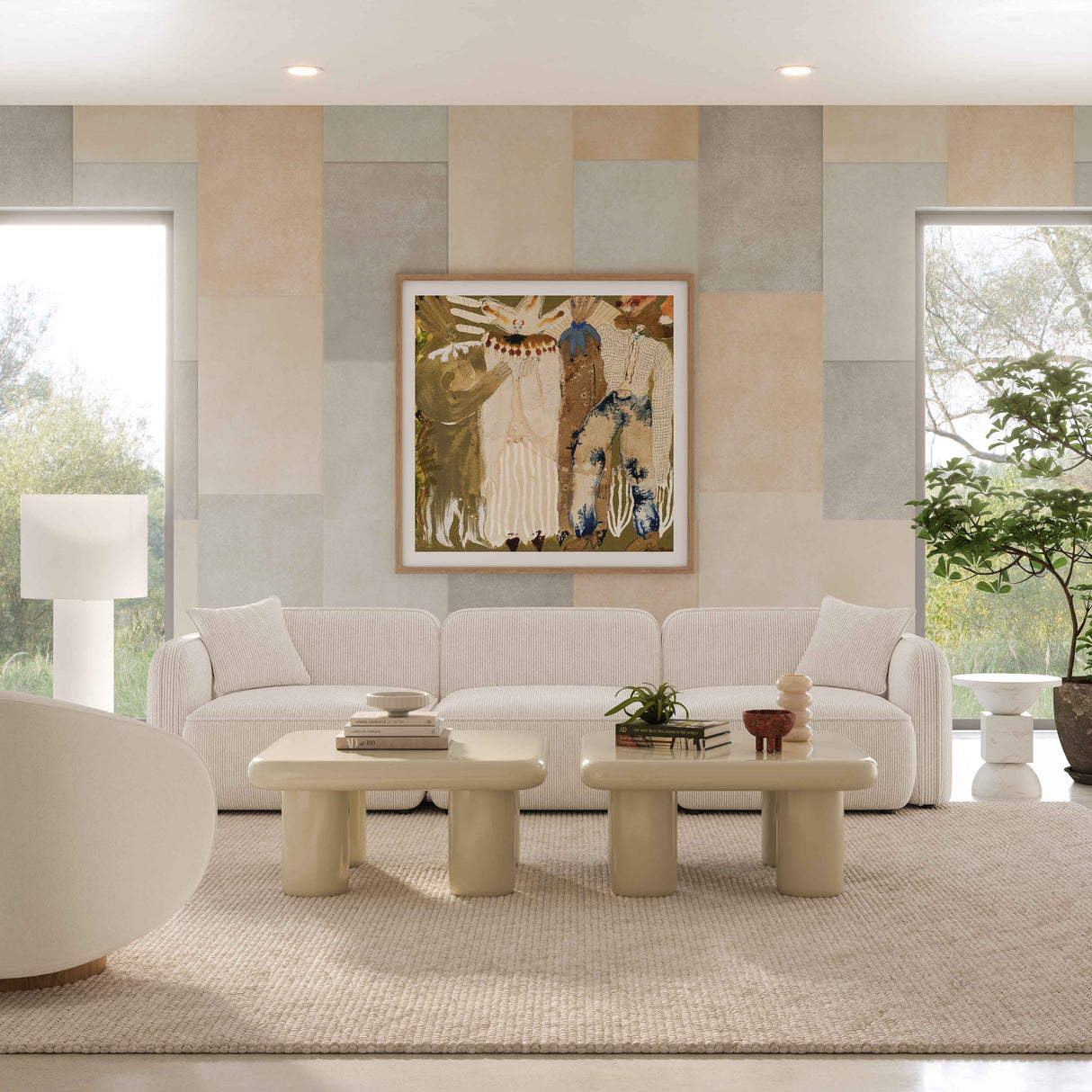 Travie Performance Corduroy Velvet Modular Sofa by TOV Furniture at Eve Furniture