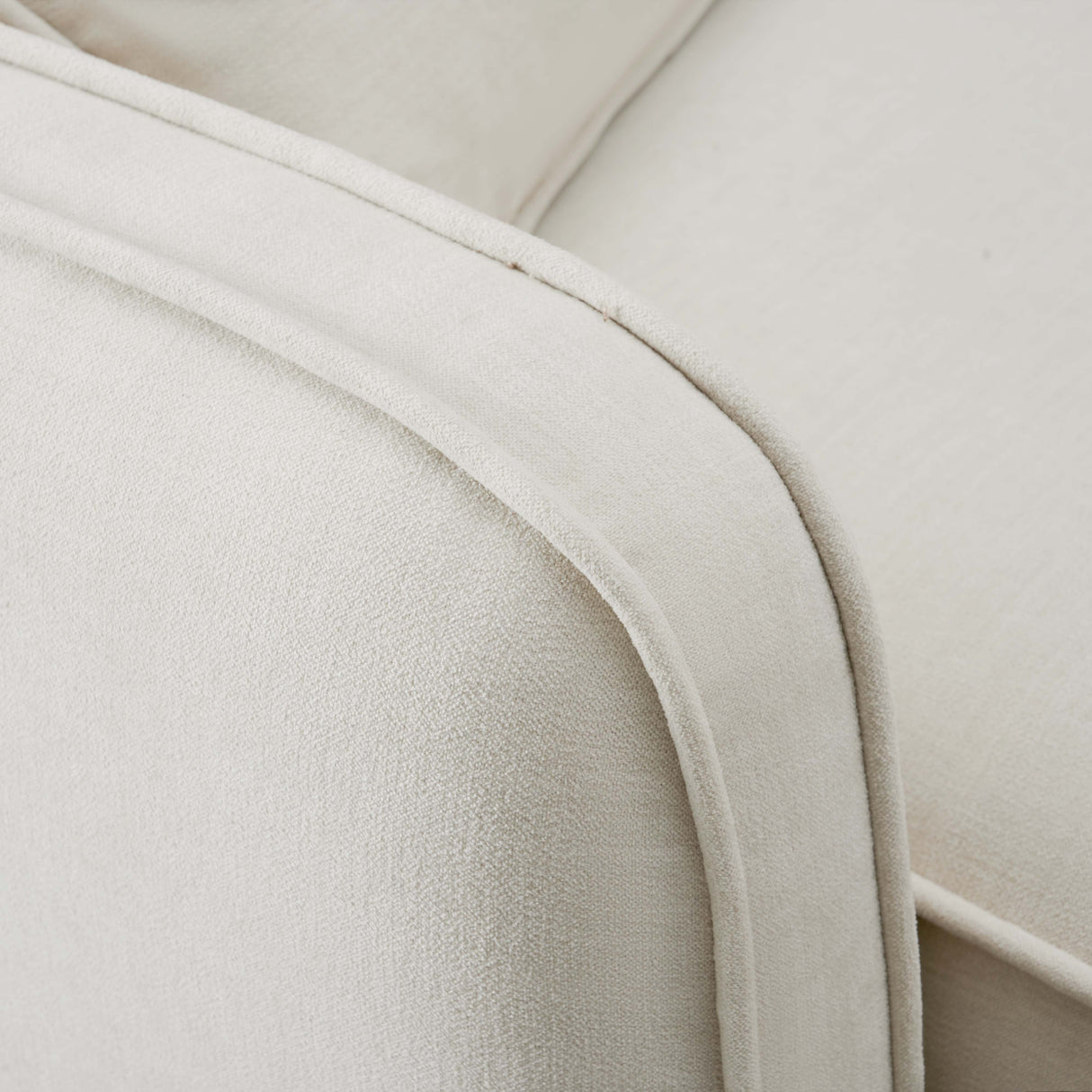 Travie Sand Upcycled Linen 4-Piece Modular Sectional by TOV Furniture at Eve Furniture