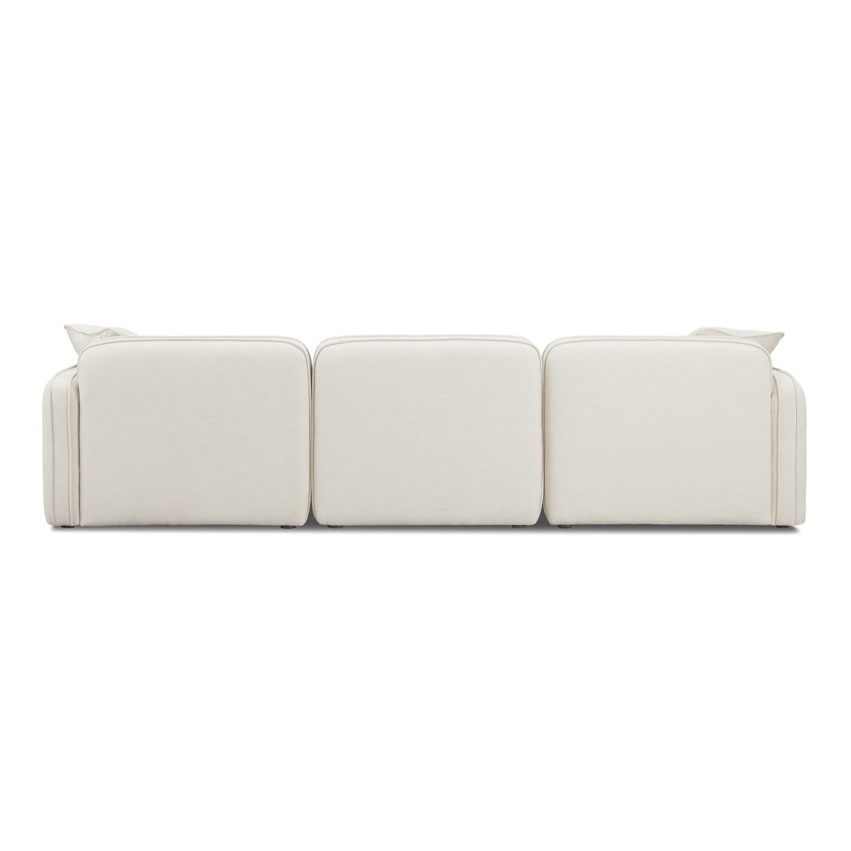 Travie Sand Upcycled Linen Modular Sofa by TOV Furniture at Eve Furniture
