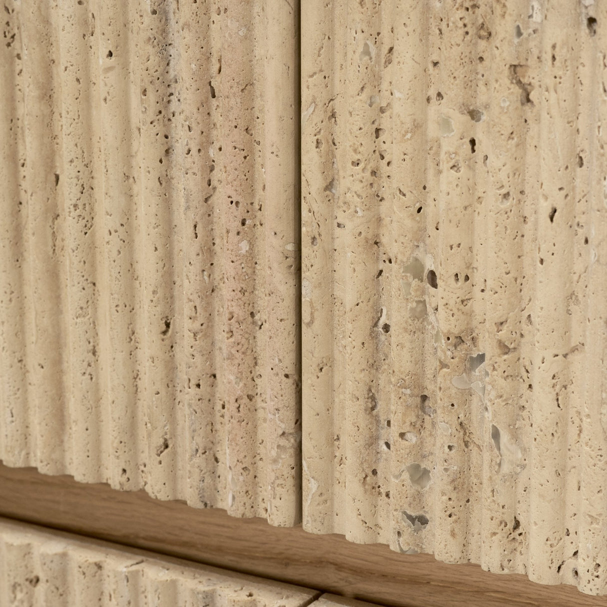 Travona Oak Wood w/ Travertine 6 Drawer Dresser by Mercana at Eve Furniture