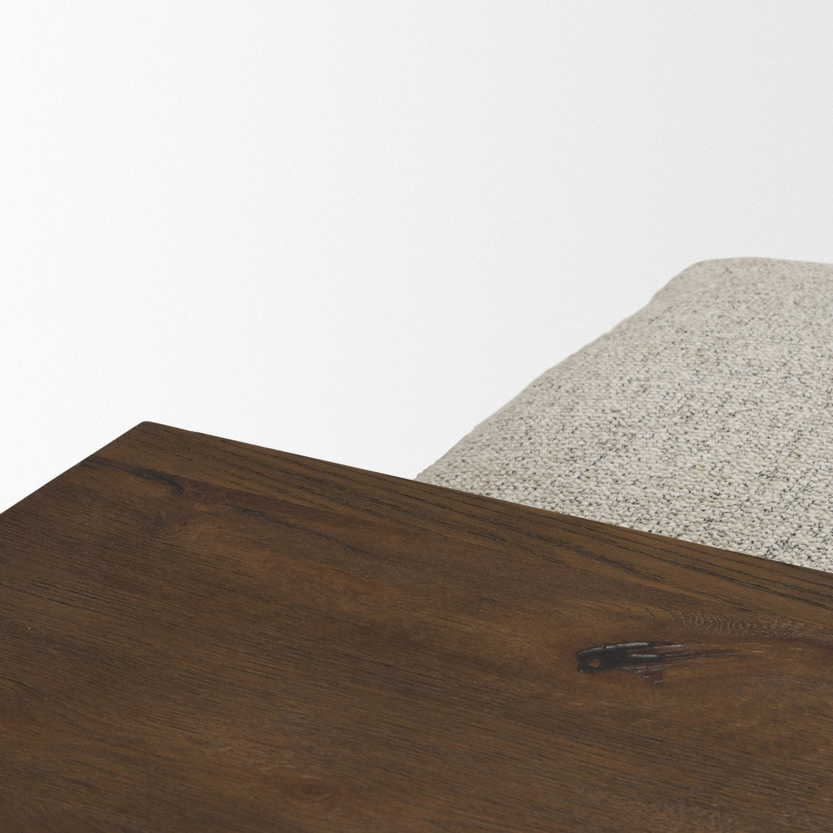 Trayden Gray Fabric w/ Brown Slider Top Coffee Table (cm) by Mercana at Eve Furniture