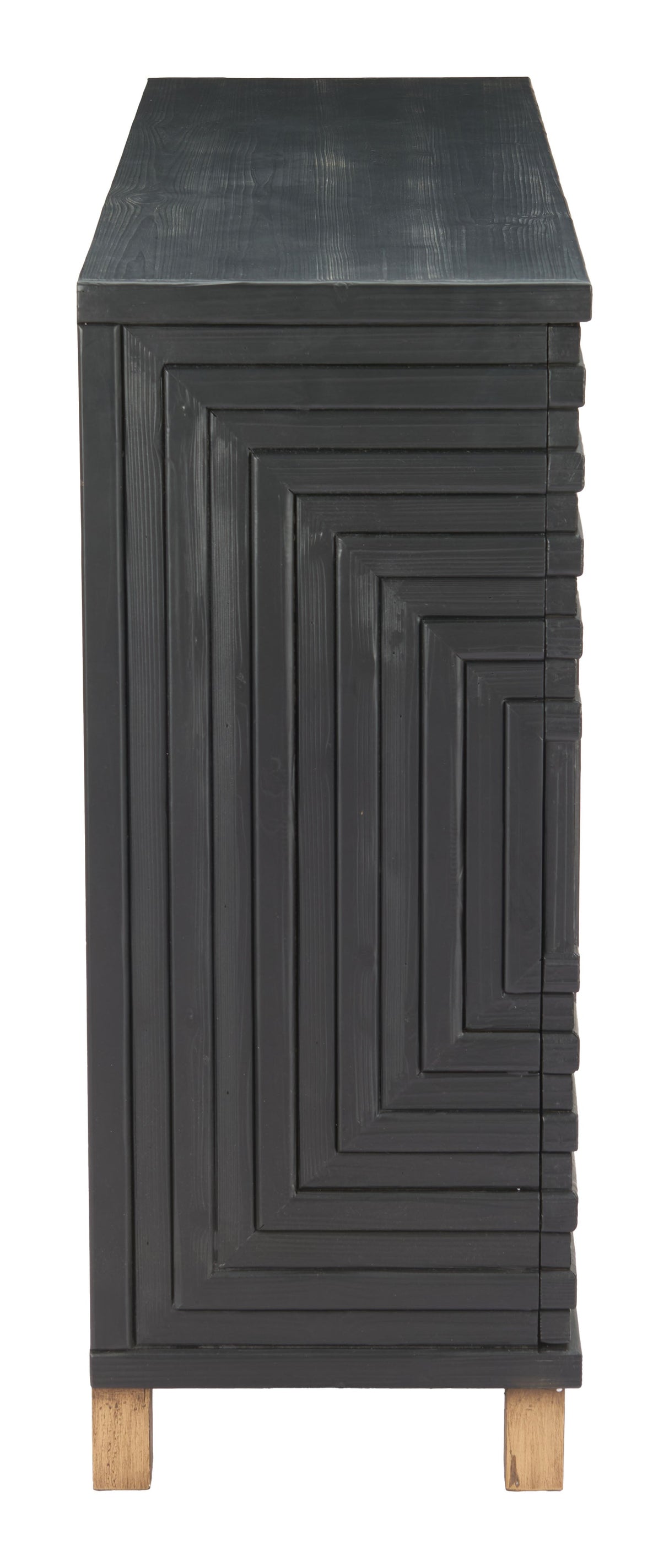 Trazo Black Cabinet by Zuomod at Eve Furniture