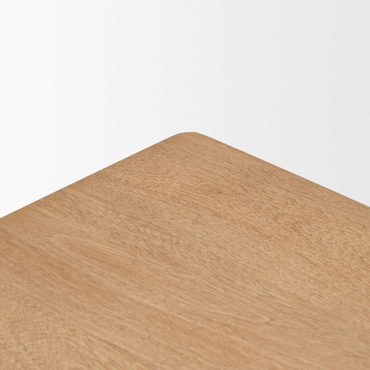 Trellyn Light Brown Wood w/ Carved Woven Base Square Accent Table by Mercana at Eve Furniture