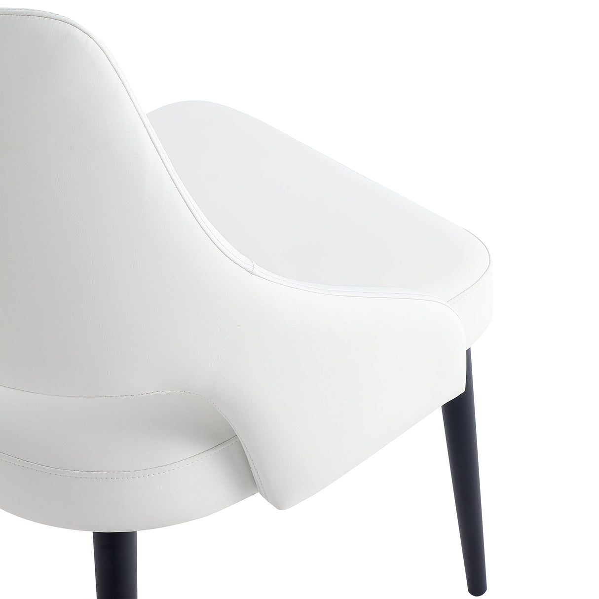 Tremont Dining Chair in White by Manhattan Comfort at Eve Furniture