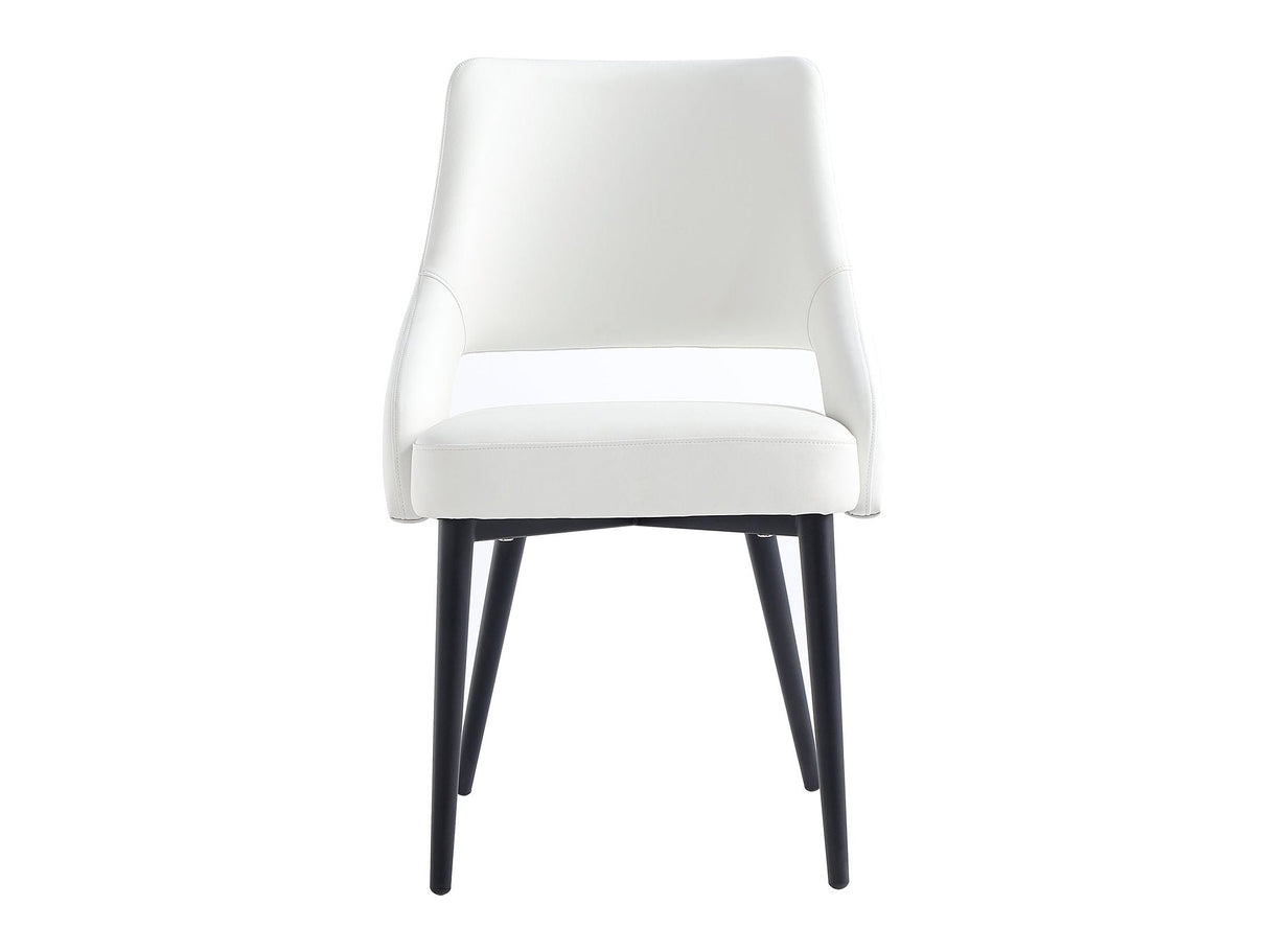 Tremont Dining Chair in White by Manhattan Comfort at Eve Furniture