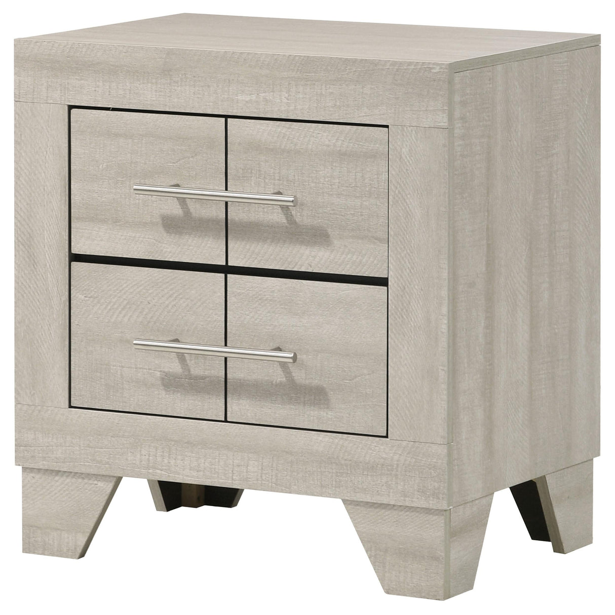 Trenton Rustic Cream 2-Drawer Nightstand by Coaster at Eve Furniture