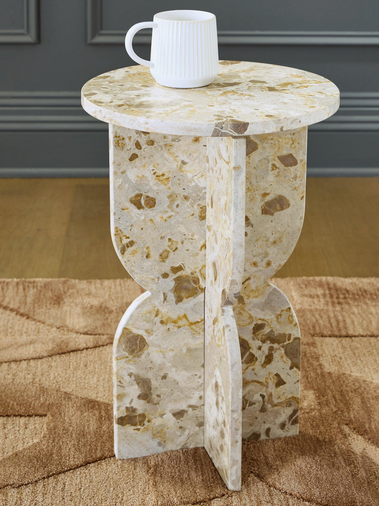 Treygan Beige Accent Table by Ashley at Eve Furniture