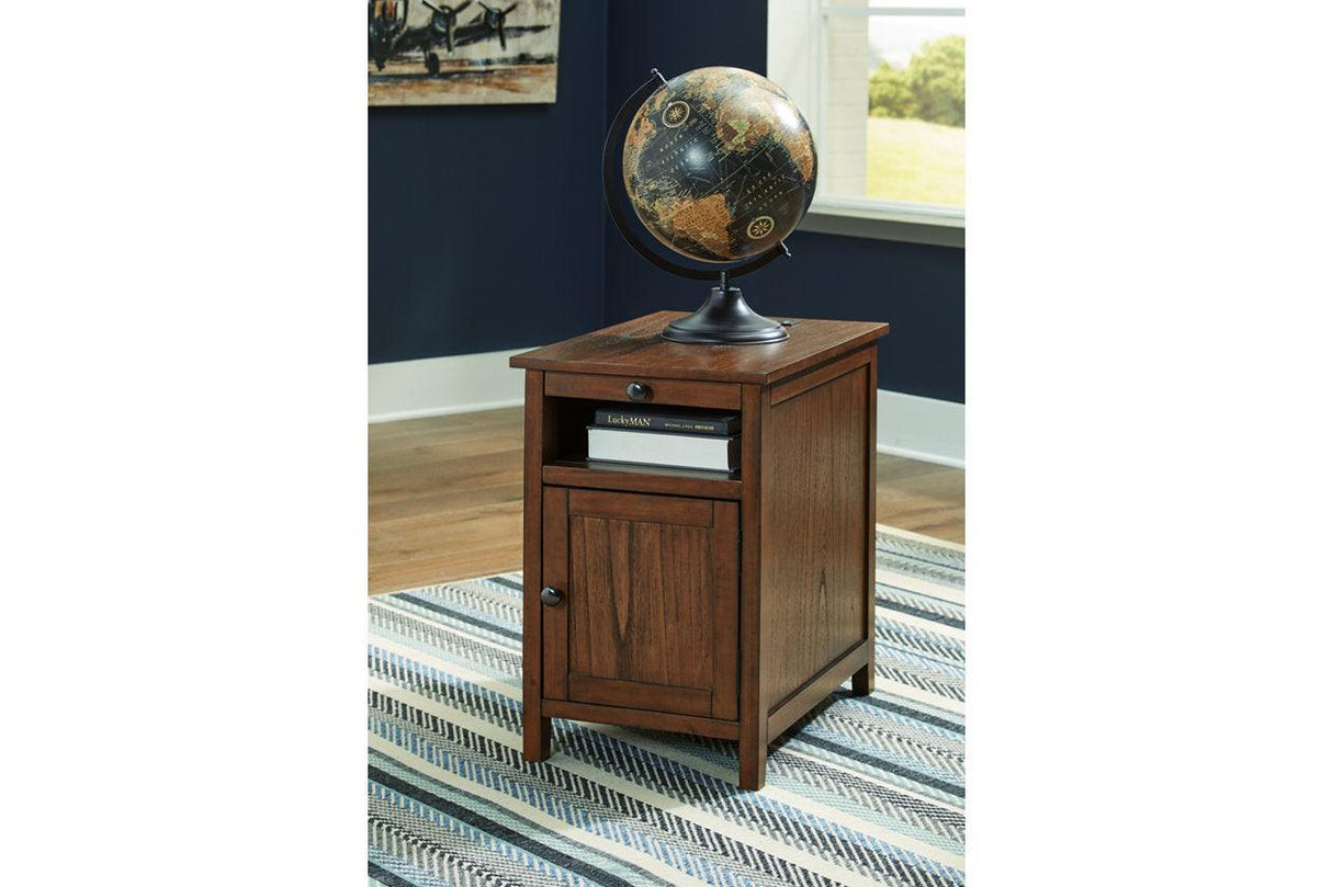 Treytown Brown Chairside End Table by Ashley at Eve Furniture
