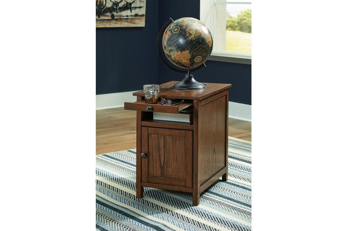 Treytown Brown Chairside End Table by Ashley at Eve Furniture