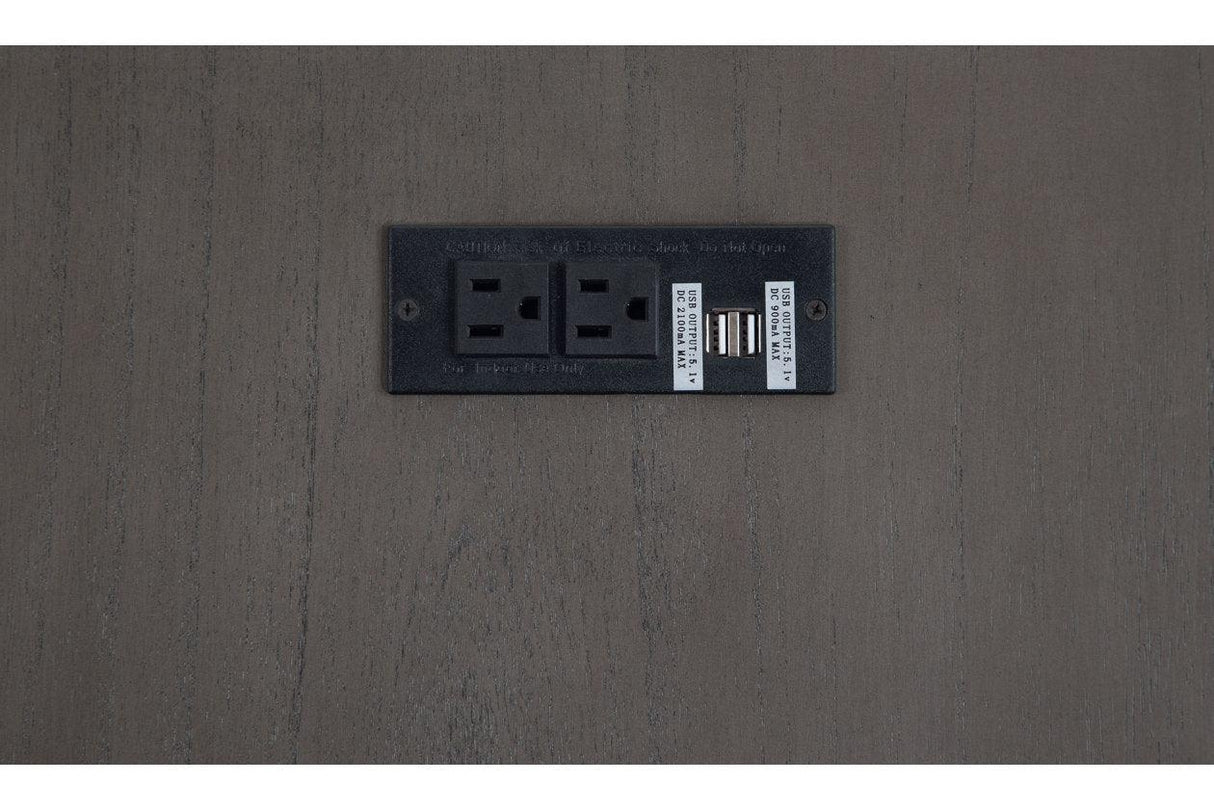 Treytown Gray Chairside End Table by Ashley at Eve Furniture