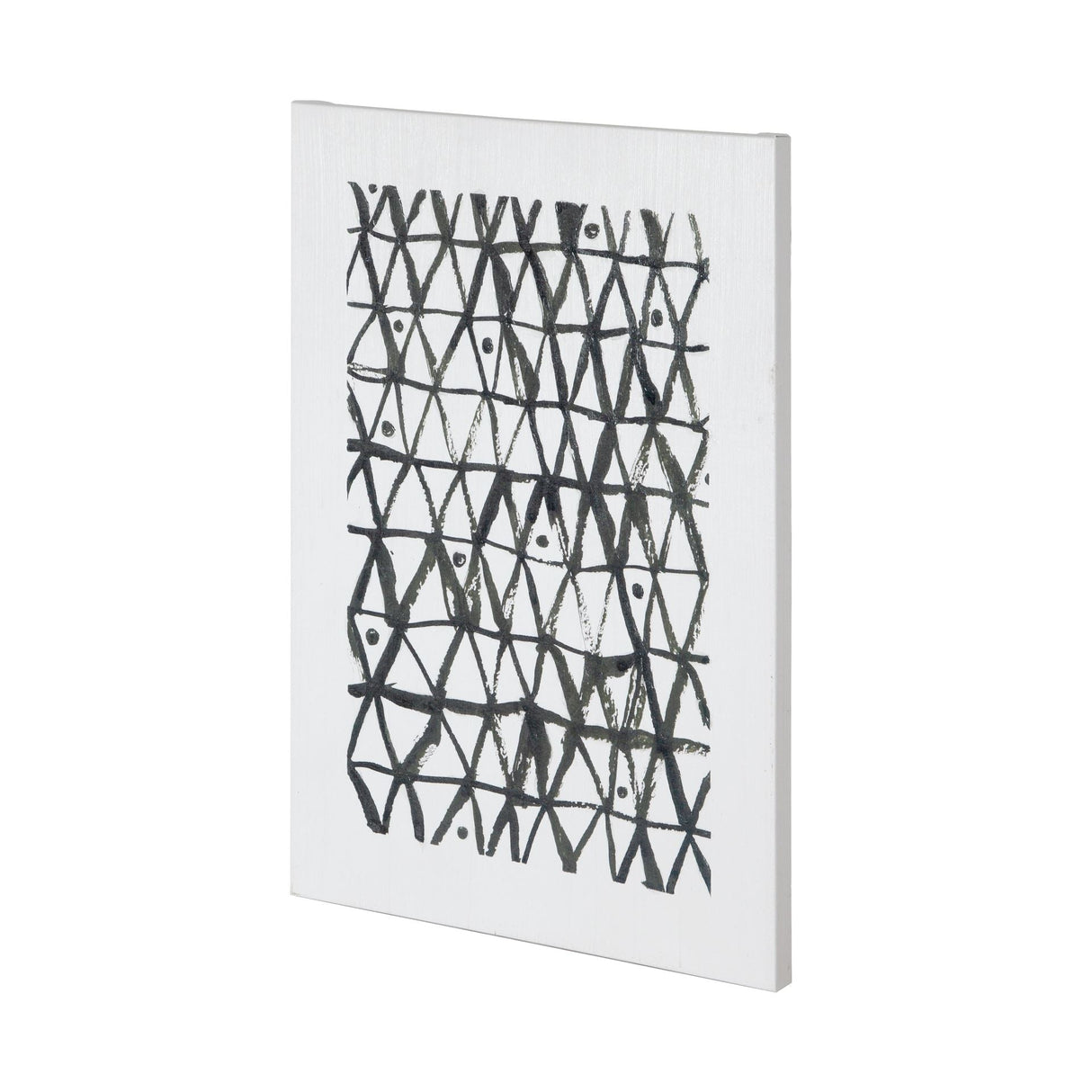 Triangles by Mercana Studio a Hand Embellished Textured Canvas by Mercana at Eve Furniture