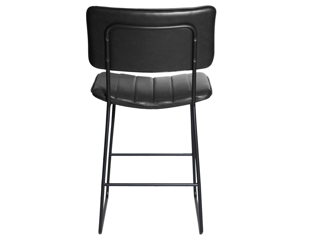Tribeca Black 24″ Commercial Grade Counter Stool by Steve Silver at Eve Furniture
