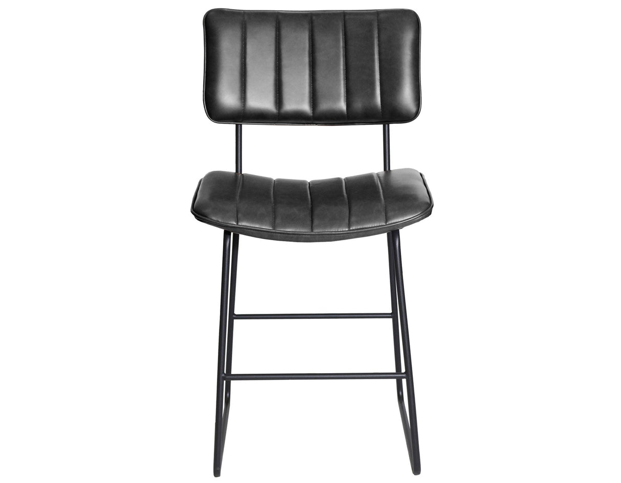 Tribeca Black 24″ Commercial Grade Counter Stool by Steve Silver at Eve Furniture