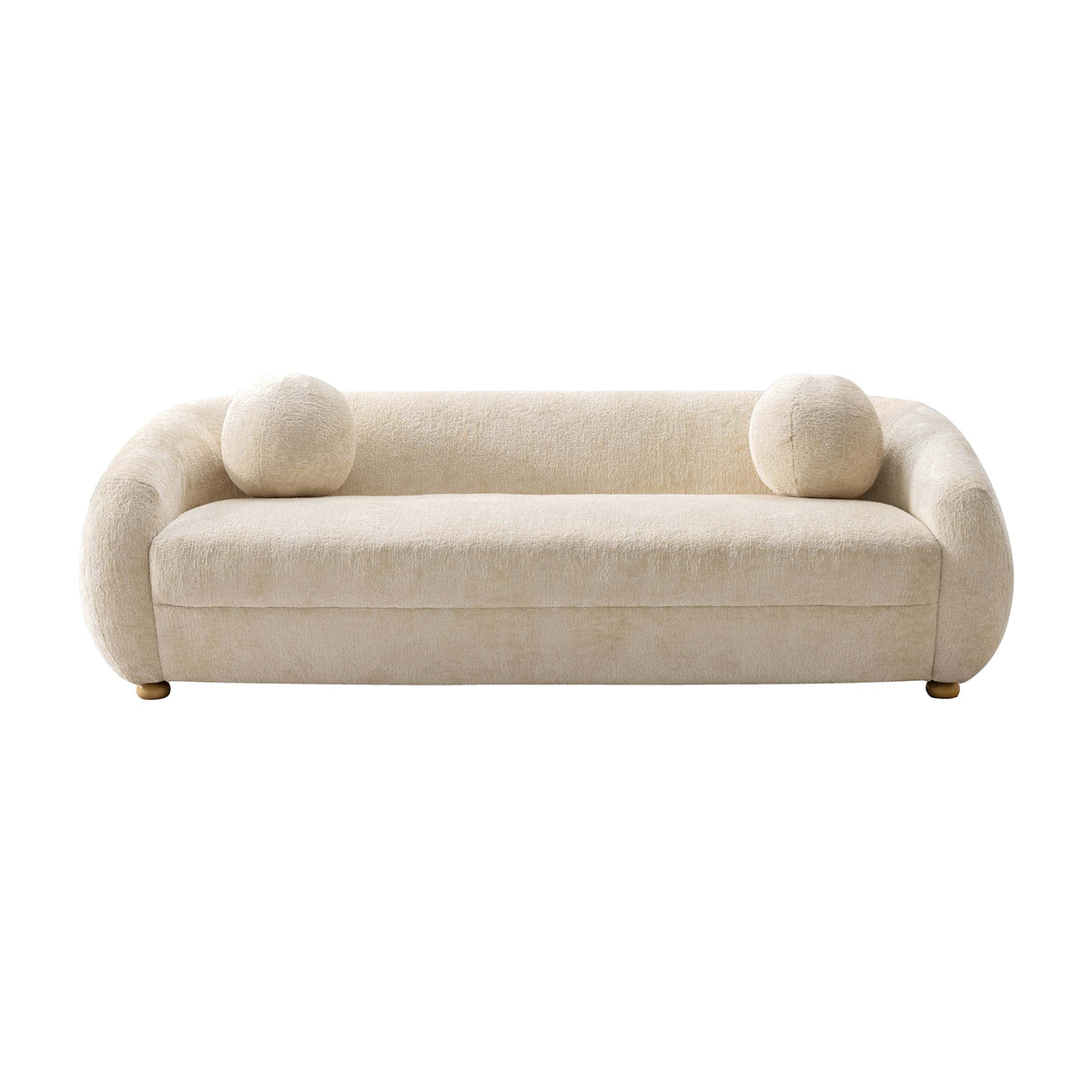 Tribeca Sofa in Cream by Manhattan Comfort at Eve Furniture