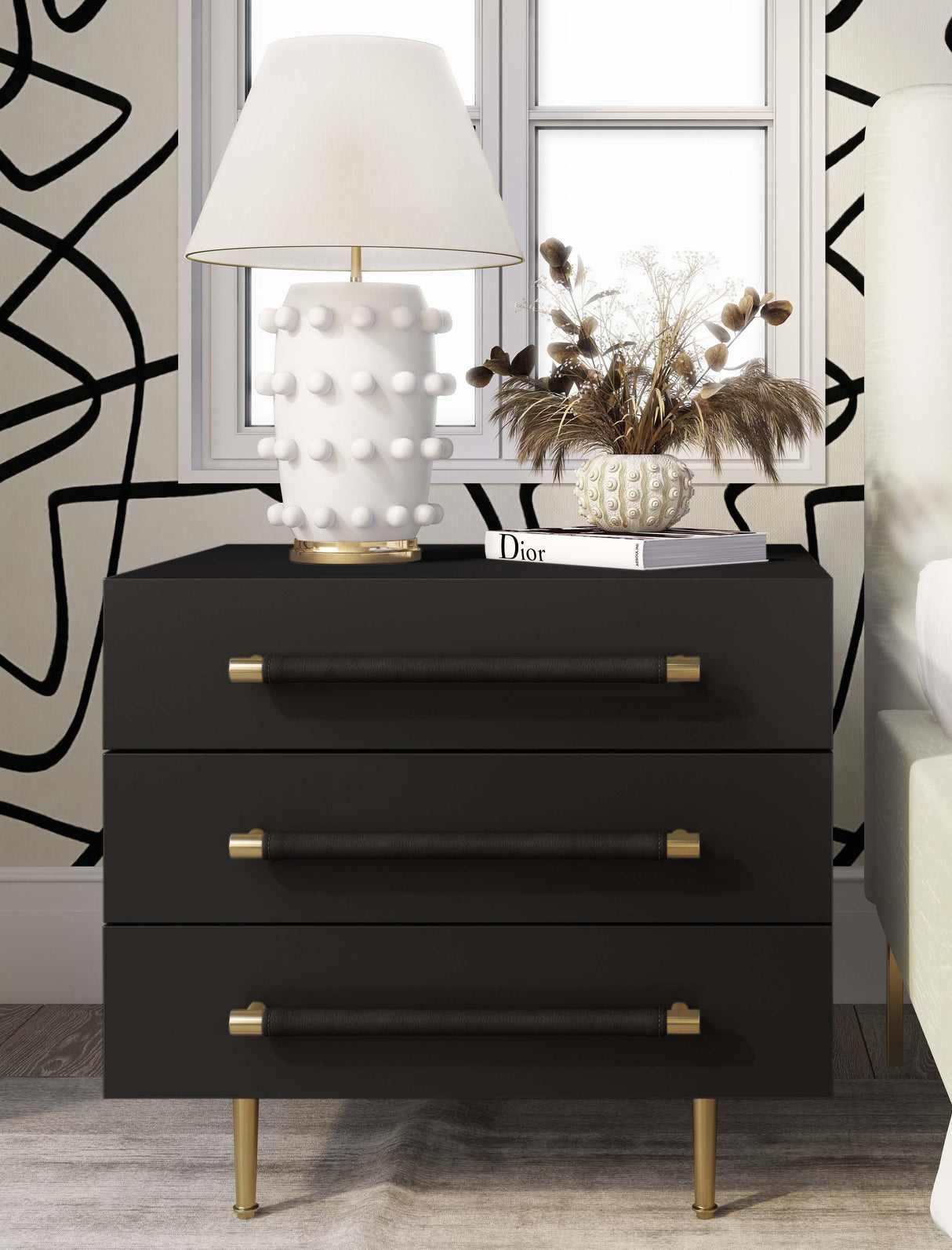 Trident Nightstand by TOV Furniture at Eve Furniture