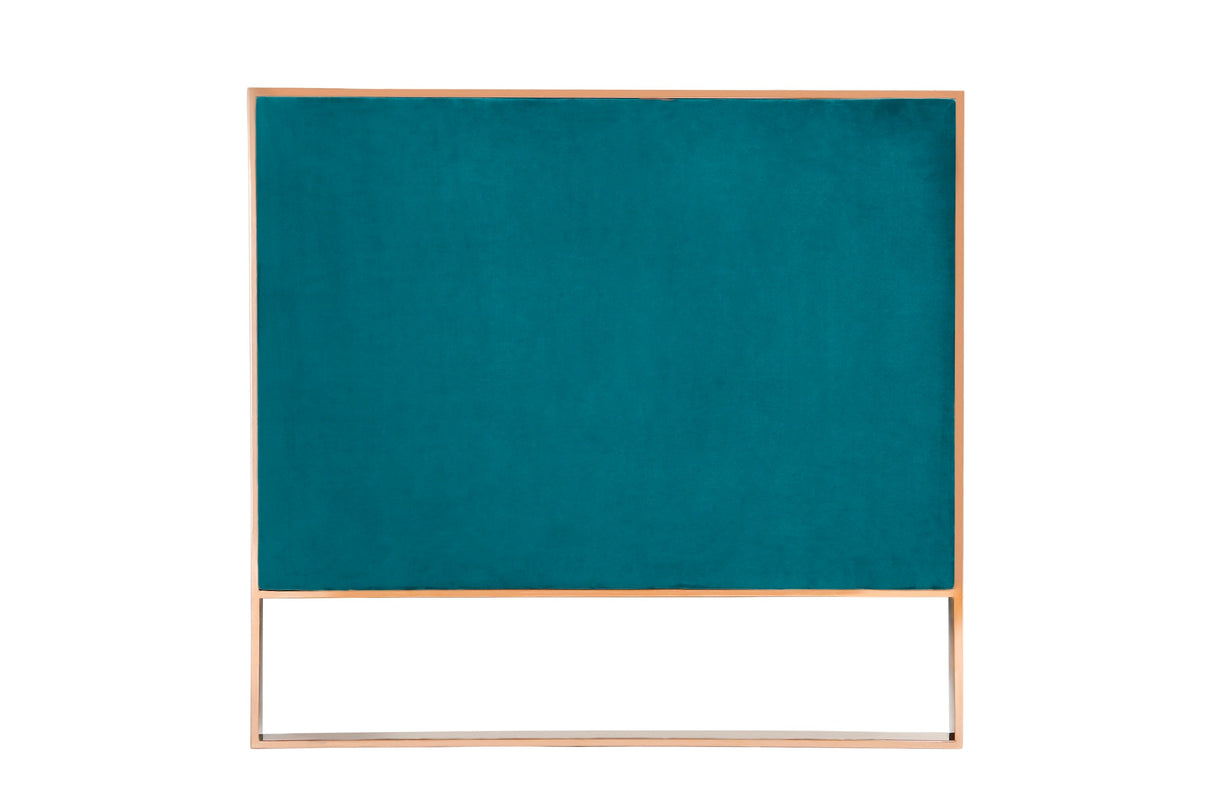 Trillium Sofa in Aqua Blue and Gold by Manhattan Comfort at Eve Furniture