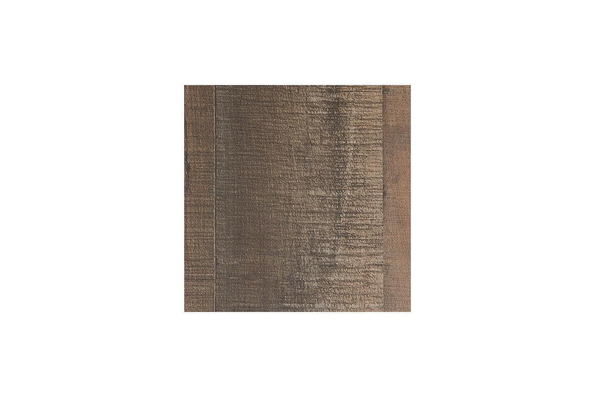 Trinell Brown 63" TV Stand with Electric Fireplace by Ashley at Eve Furniture