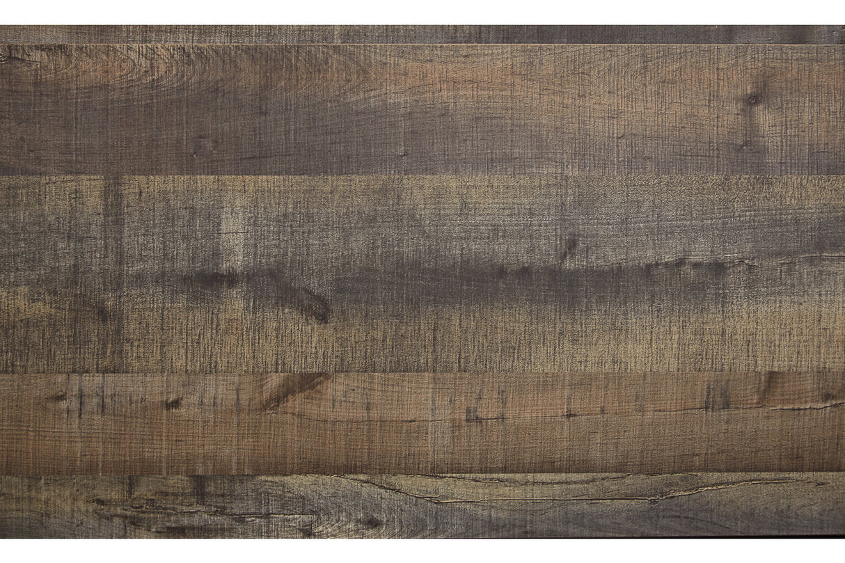 Trinell Brown Full Bookcase Storage Platform Bed with 2 Drawers by Ashley at Eve Furniture